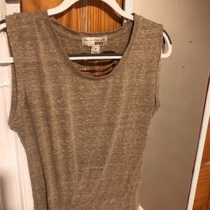 Tan colored tank top